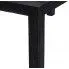 Szczegółowe zdjęcie nr 5 produktu Industrialny stół Penne 2C - czarny wash
