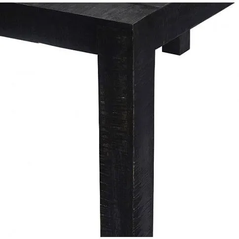 Szczegółowe zdjęcie nr 5 produktu Industrialny stół Penne 2C - czarny wash