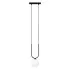 Czarno-biała lampa wisząca - J043-PIR
