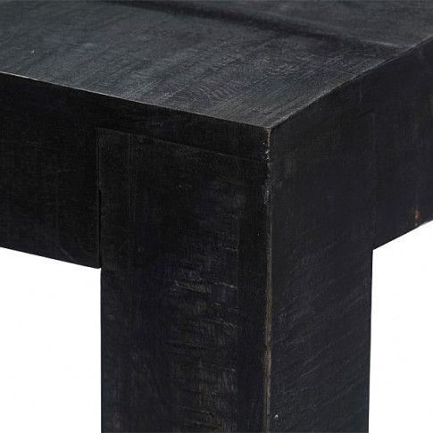 Szczegółowe zdjęcie nr 5 produktu Industrialny stół z drewna Condor 4C - czarny wash
