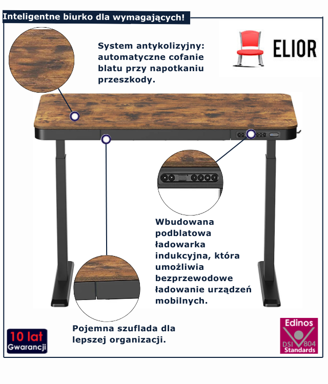 Biurko do pracy na stojąco  Pireo