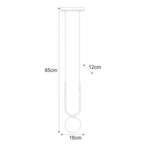 Wymiary lampy J043-Koseta