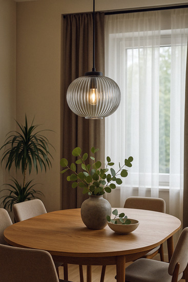 Wisząca szara lampa J046-Majoran