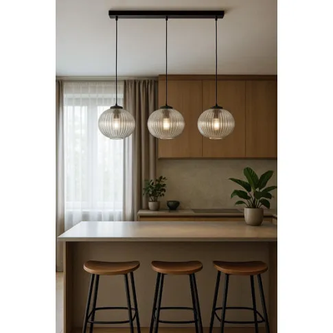 Aranżacja lampy wiszącej grafit J047-Lewiro