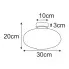 Wymiary lampy sufitowej J048-Lewiro