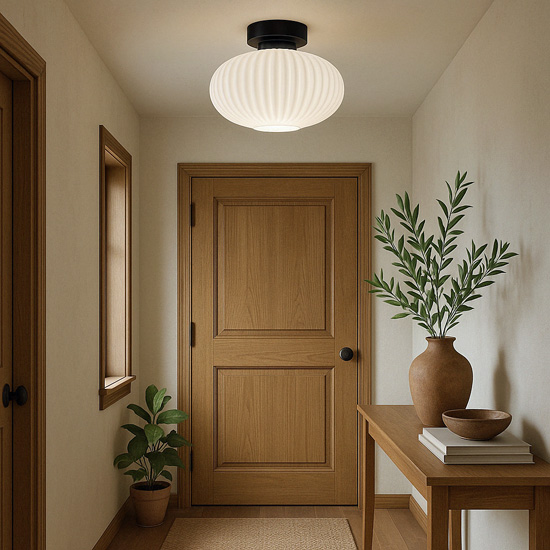 Sufitowa biała lampa J048-Majoran