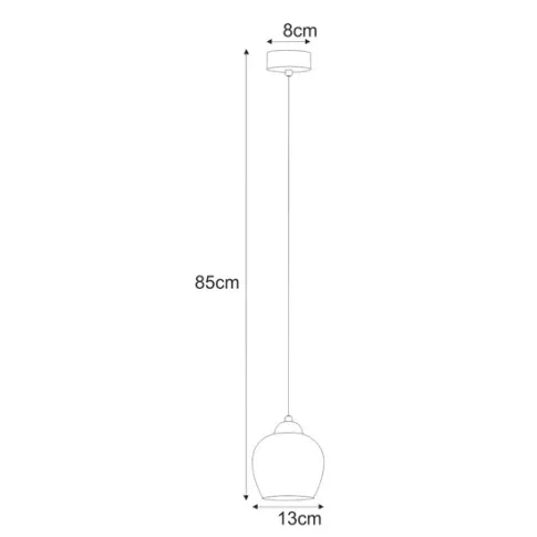 Wymiary lampy J049-Sotuna
