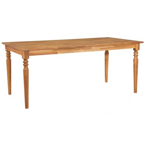 Zdjęcie produktu Stół z drewna akacjowego Kenzic 3X – brązowy.