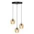 Beżowa wisząca lampa z delikatnym kloszem - J050-Amla