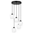 Biała wisząca lampa z kloszami  - J051-Amla