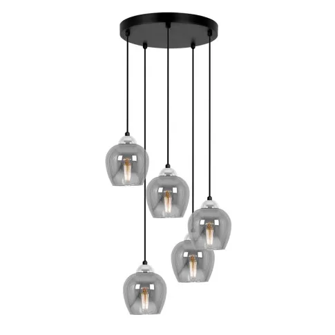 Szara lampa wisząca J051-Sotuna