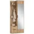 Garderoba z lustrem dąb złoty Ersella