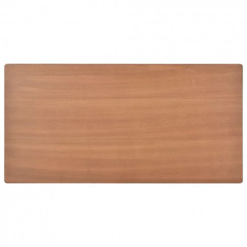 Szczegółowe zdjęcie nr 5 produktu Stół jadalniany w stylu loft ze sklejki Bixor – brązowy 