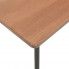 Szczegółowe zdjęcie nr 6 produktu Stół jadalniany w stylu loft ze sklejki Bixor – brązowy 