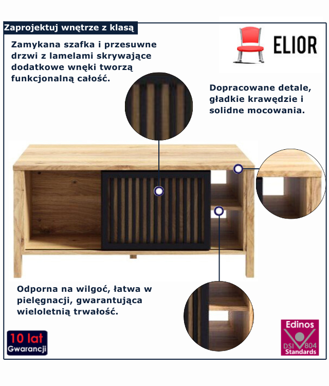 Nowoczesna ława  Dimon 10X