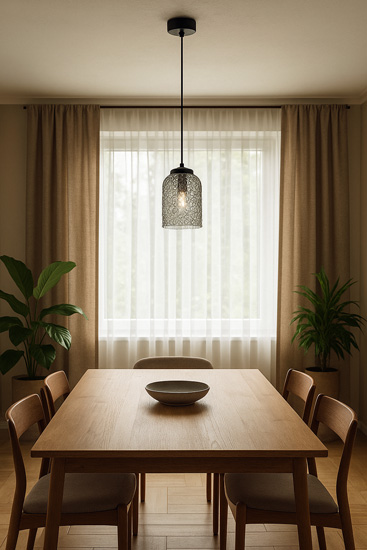 Wisząca lampa z kloszem szklanym J054-Egio