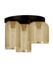 Beżowa lampa ze szklanymi kloszami - J058-Kanuka w sklepie Edinos.pl