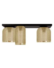 Beżowa lampa ze szklanymi kloszami - J059-Kanuka w sklepie Edinos.pl