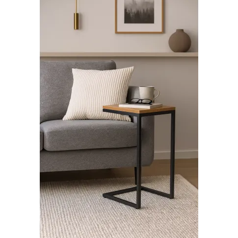 Szczegółowe zdjęcie nr 4 produktu Wsuwany stolik pod laptopa  dąb złoty - Dragan