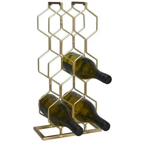 Złoty regał na wino Enovera