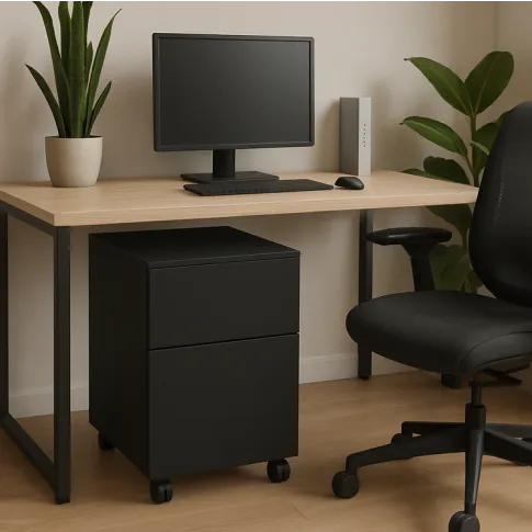 wizualizacja czarnego kontenerka Boxilo