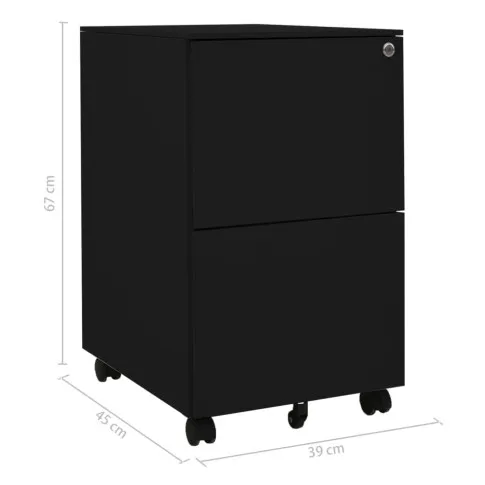 wymiary czarnego kontenerka Boxilo