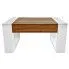 Szczegółowe zdjęcie nr 5 produktu Stolik kawowy Rokus - biały & orzech