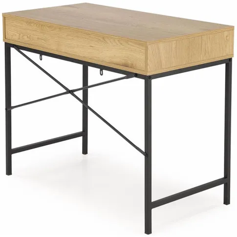 Biurko na czarnym stelażu Liwi