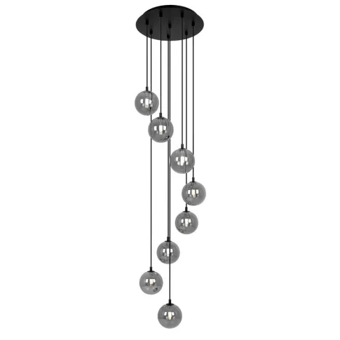 Grafitowa lampa wisząca J063-Asejo