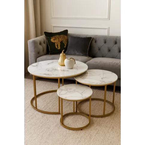 Wizualizacja zestawu stolików Alikos