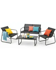 Nowoczesny komplet mebli ogrodowych - Kanter w sklepie Edinos.pl