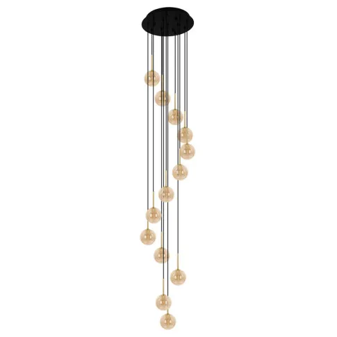 Beżowa lampa wisząca J064-Asejo
