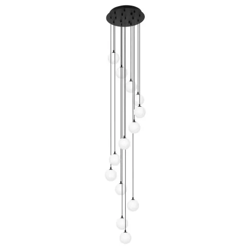 Biała wisząca lampa J064-Asejo