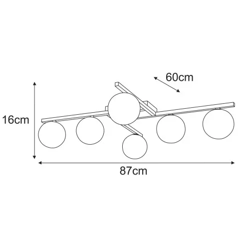 Wymiary lampy J067-Gaber