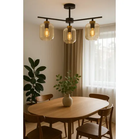 Aranżacja lampy beżowej J075-Bira