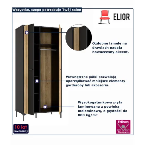 szafa na ubrania lamisso