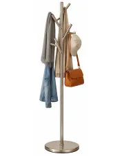 Srebrny wieszak stojący na ubrania - Uzet 15X w sklepie Edinos.pl