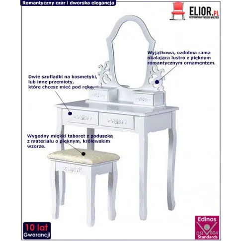 Fotografia Romantyczna retro toaletka Bosta 2X z kategorii Sypialnia