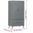 wymiary szarej szafy na nózkach Noko