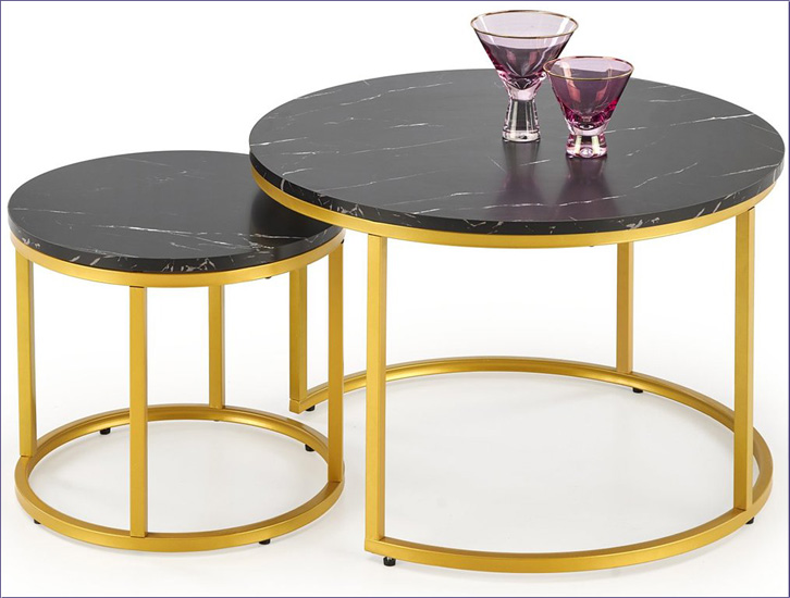 Okrągłe stoliki kawowe Kefes