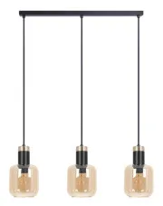 Beżowa wisząca lampa potrójna - J082-Alear w sklepie Edinos.pl