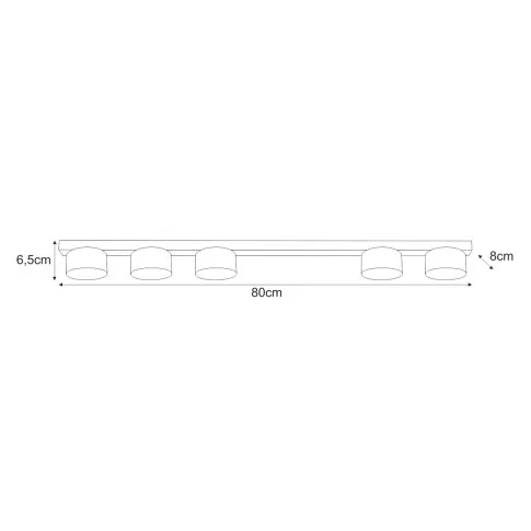 Wymiary lampy J083 Apal