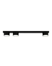 Czarna trzypunktowa lampa sufitowa - J086-Apal w sklepie Edinos.pl