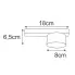 Wymiary lampy J087-Apal