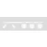 Lampa biała J090-Listora