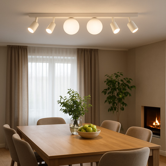 Lampa listwa biała N381-Danila