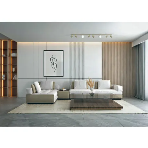 Aranżacja beżowej lampy J093-Listora