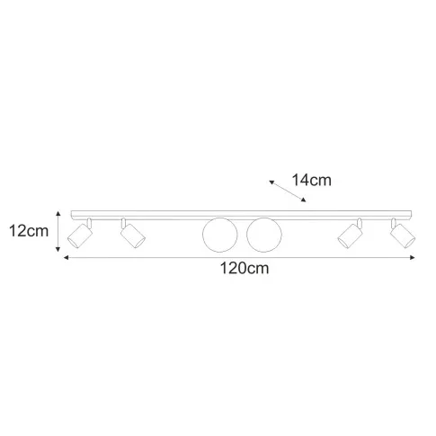 Wymiary lampy J091-Listora