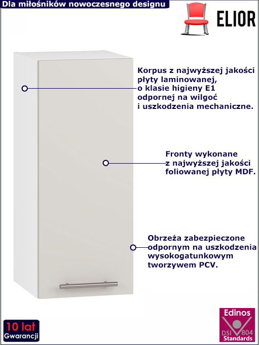 Szafka kuchenna górna Vokres 20X kaszmir