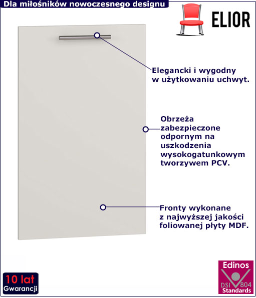 Front zmywarki Vokres 33X kaszmir